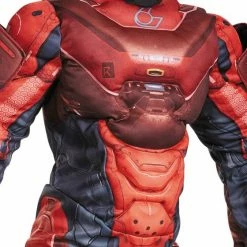 Disguise Halo Infinite Red Spartan Muscle Small Adult Teen Costume & Helmet Costumes 8 Disguise Halo Infinite Red Spartan Muscle Small Adult Teen Costume & Helmet Costumes