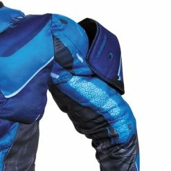 Disguise Costumes Halo Blue Spartan Adult Muscle Costume And Helmet