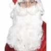 Smiffys USA Deluxe Santa Beard, White