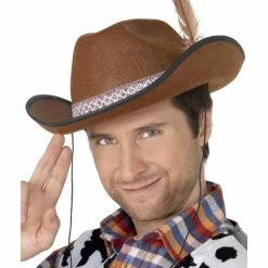Smiffys USA Hats & Headpieces Dallas Adult's Hat Brown