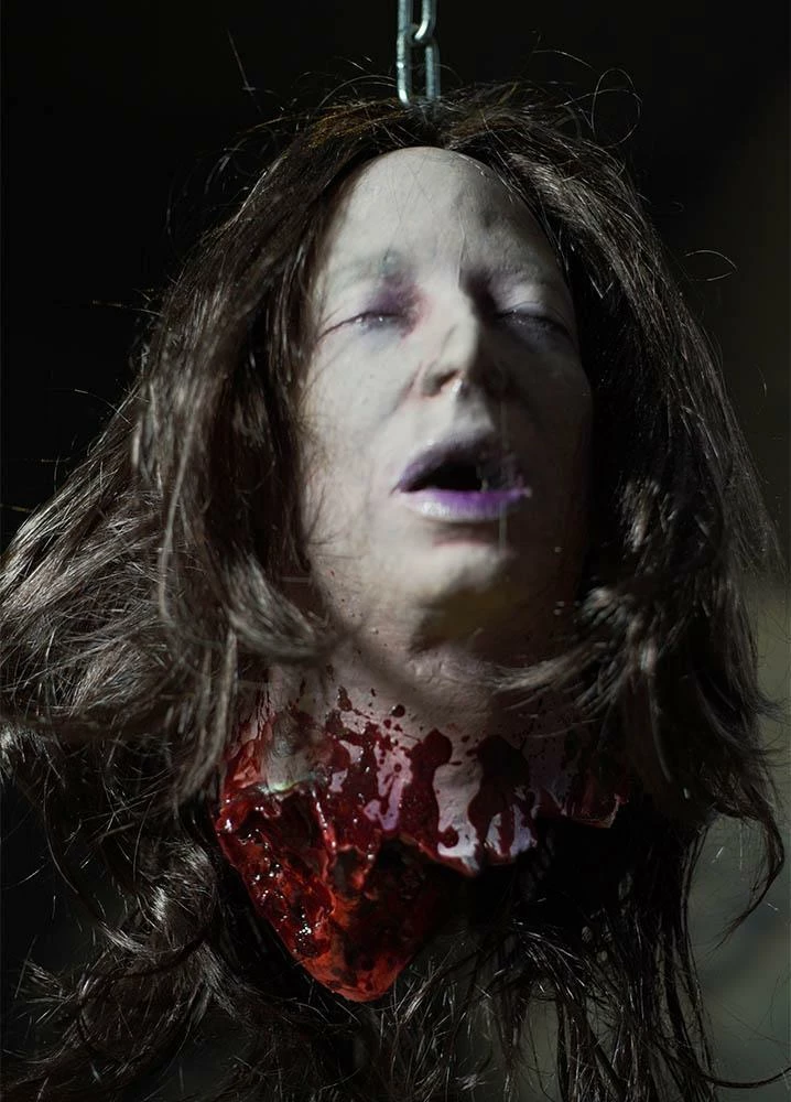 Distortions Heather Cut-off Severed Life Size Woman's Head 3 Distortions Heather Cut-off Severed Life Size Woman's Head