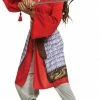 Disguise Girl's Mulan Hero Red Dress Classic Child Costume