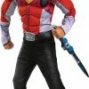 Disguise Costumes Boy's Red Ranger Power-Up Mode Classic Muscle Costume - Mighty Morphin