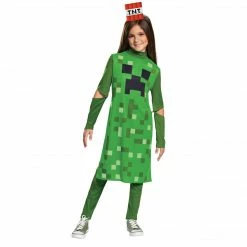 Disguise Girl's Creeper Classic Child Costume Minecraft Costumes