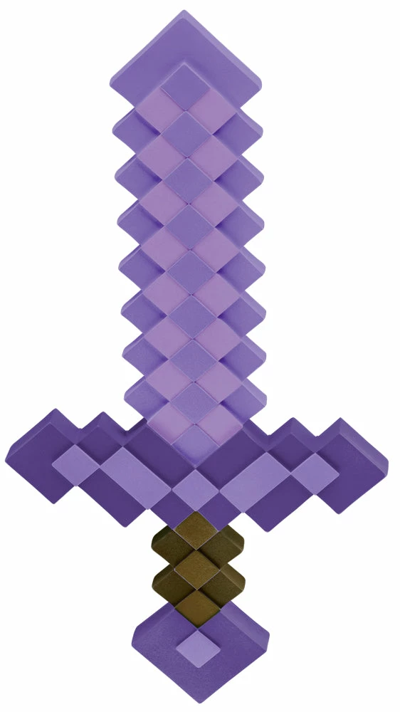 Disguise Enchanted Purple Minecraft Sword - Child 3 Disguise Enchanted Purple Minecraft Sword - Child