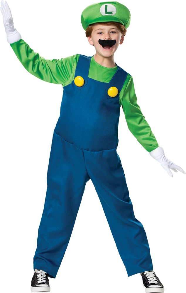Disguise Super Mario, Luigi Deluxe Child Costume 3 Disguise Super Mario, Luigi Deluxe Child Costume