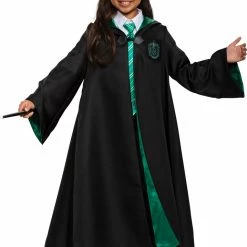 Disguise Harry Potter Slytherin Robe Prestige - Child Costumes