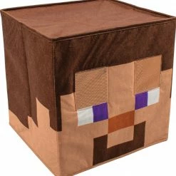 Disguise Minecraft Steve Headpiece Block Head Video Game Costumes