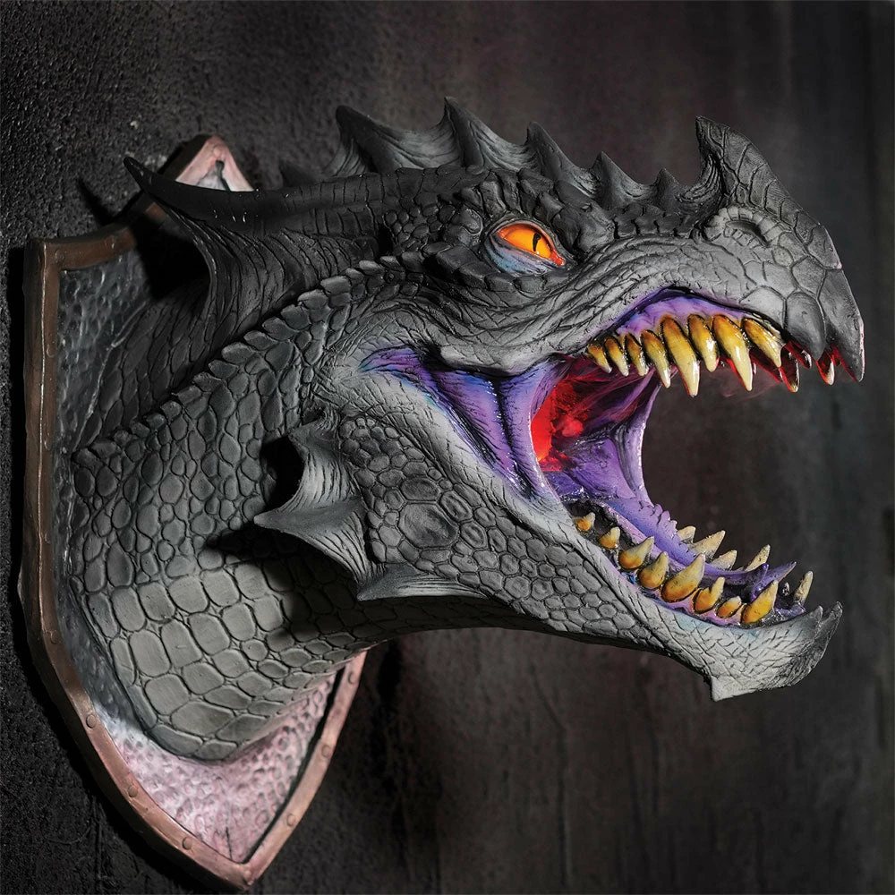 Distortions 28" Dragon Legend Wall Mount Animated Smoke FX Prop 6 Distortions 28" Dragon Legend Wall Mount Animated Smoke FX Prop