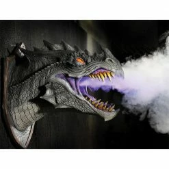 Distortions 28" Dragon Legend Wall Mount Animated Smoke FX Prop
