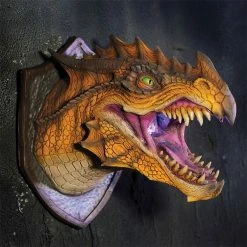 Distortions 28" Dragon Legend Wall Mount Animated Smoke FX Prop