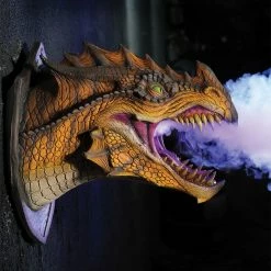 Distortions 28" Dragon Legend Wall Mount Animated Smoke FX Prop 12 Distortions 28