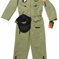 Aeromax Fighter Pilot & Cap Costume Child
