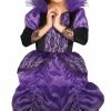 Fun World Girl's Maleficent Wicked Queen Dress Child Costume And Headpiece - Purple Costumes 2 Fun World Girl's Maleficent Wicked Queen Dress Child Costume And Headpiece - Purple Costumes