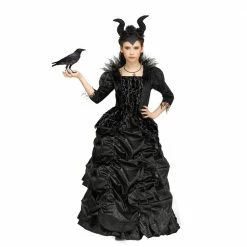 Fun World Girl's Maleficent Wicked Queen Dress Toddler Costume And Headpiece - Black Costumes