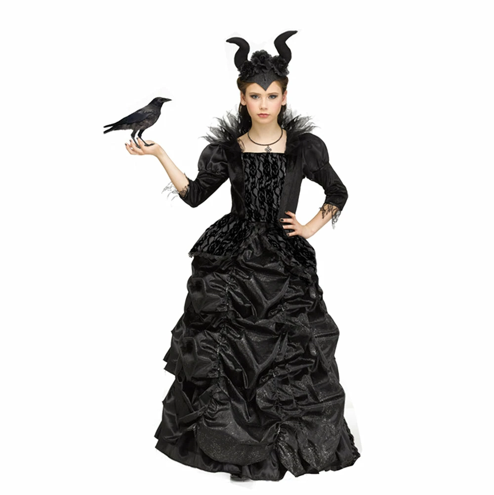 Fun World Girl's Wicked Queen Costume Costumes 3 Fun World Girl's Wicked Queen Costume Costumes