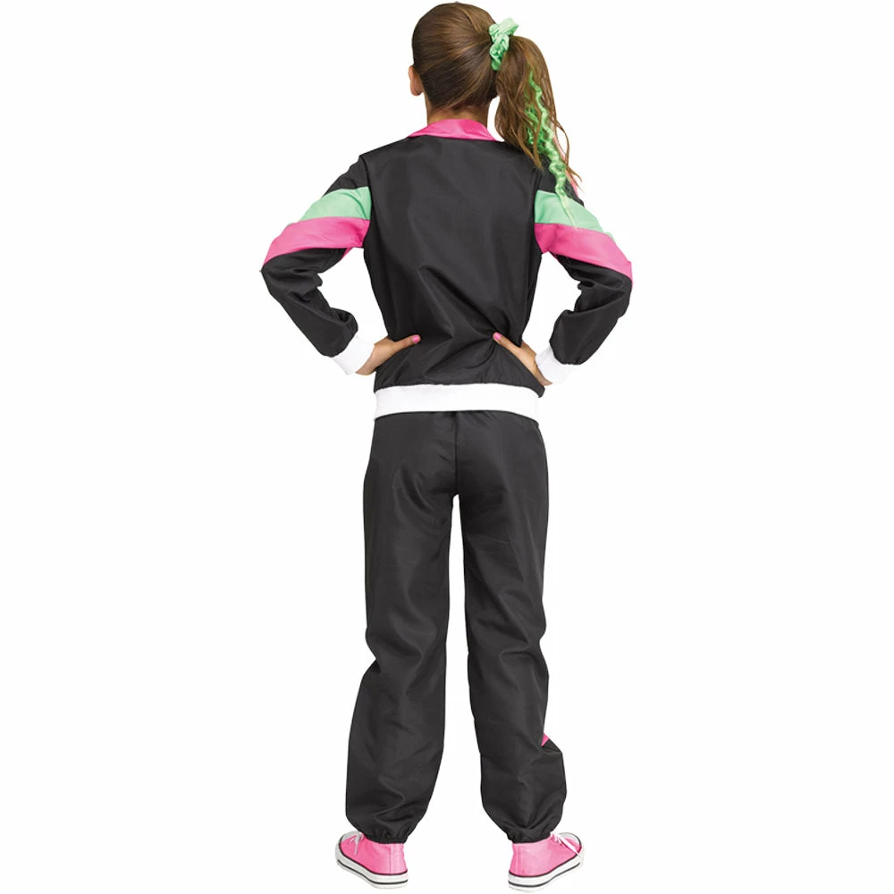 Fun World Child 80s Tracksuit Costume 4 Fun World Child 80s Tracksuit Costume