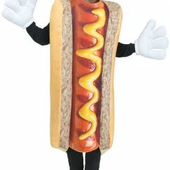 Fun World Hot Dog Photo-Real Adult Costume Costumes
