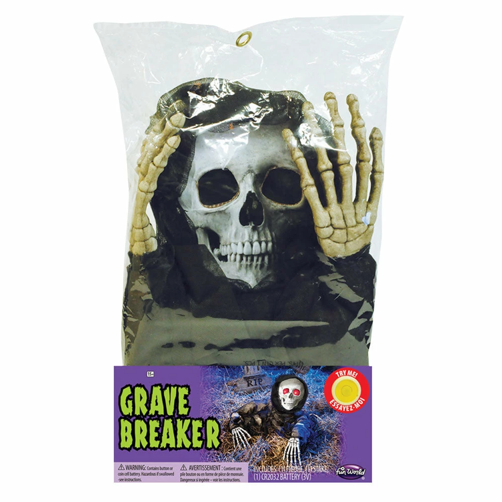 Fun World GRAVE BREAKER REAPER LU Decorations & Props 3 Fun World GRAVE BREAKER REAPER LU Decorations & Props