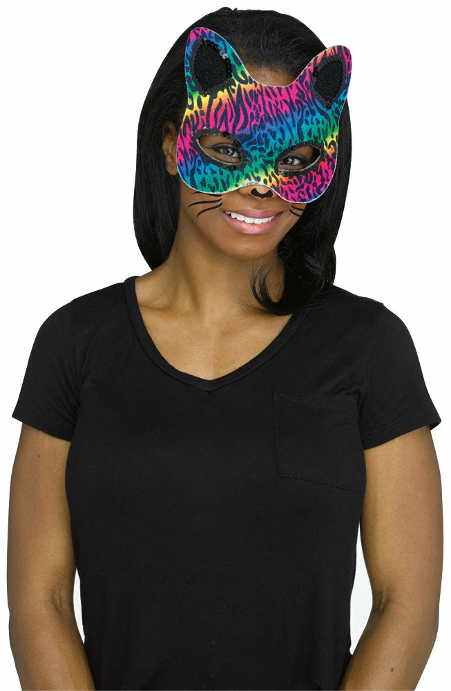 Fun World Cat Masks With Tattoos Rainbow 3 Fun World Cat Masks With Tattoos Rainbow