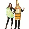 Rasta Imposta Costumes Tequila Bottle & Lime Slice Couples Costume