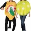 Rasta Imposta Costumes Pickleball Paddle Ball Couples Costume, Adult