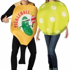 Rasta Imposta Costumes Pickleball Paddle Ball Couples Costume, Adult