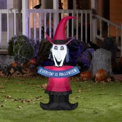 Gemmy Decorations & Props Nightmare Before Christmas - Shock 3.5ft Airblown Yard Decoration