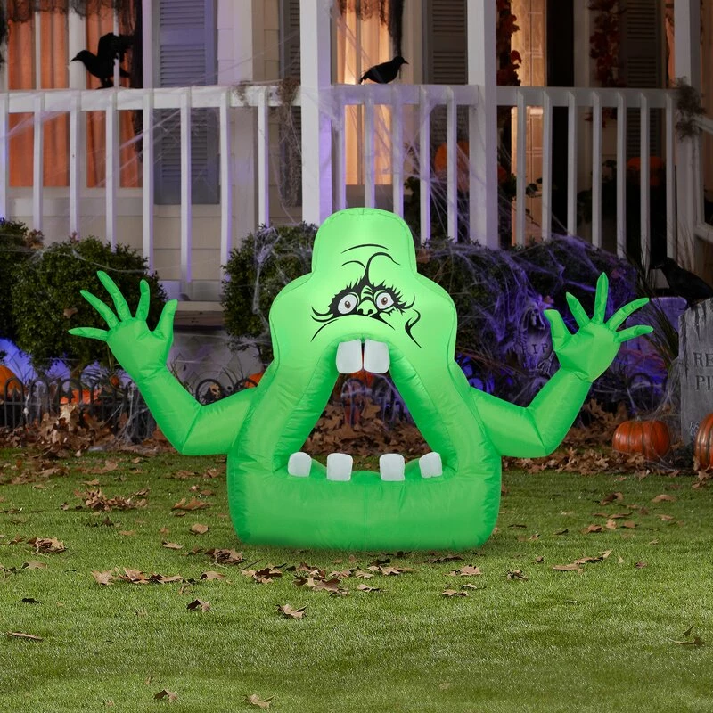 Gemmy Ghostbusters Cutie Slimer Ghost 2.5ft Ourdoor Yard Decoration Decorations & Props 3 Gemmy Ghostbusters Cutie Slimer Ghost 2.5ft Ourdoor Yard Decoration Decorations & Props