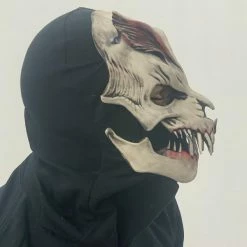 Zagone Studios Fatal Fantasy, Animal Bone Alien Skull Monster Latex Face Mask Masks