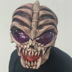 Zagone Studios Sci-Fi Costumes Down To Earth Alien Skeleton Skull Latex Face Mask