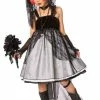 Living Fiction Costumes Dark Zombie Bride Child Costume 1 Living Fiction Costumes Dark Zombie Bride Child Costume