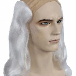Lacey Wigs Wigs & Beards Benjamin Franklin Wig Grey & White
