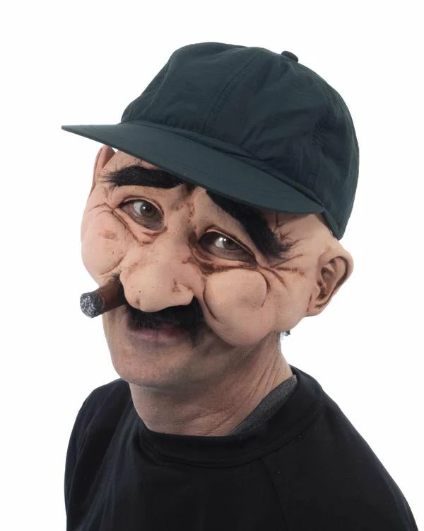 Zagone Studios Stan The Man Character Half Mask, Funny Old Man With Mustache And Cigar Masks 3 Zagone Studios Stan The Man Character Half Mask, Funny Old Man With Mustache And Cigar Masks