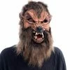 Zagone Studios Masks Howl-o-ween, Werewolf Wolf Dog Latex Face Mask With Moving Mouth