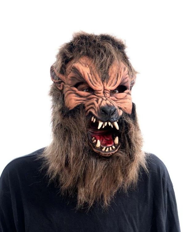 Zagone Studios Masks Howl-o-ween, Werewolf Wolf Dog Latex Face Mask With Moving Mouth 4 Zagone Studios Masks Howl-o-ween, Werewolf Wolf Dog Latex Face Mask With Moving Mouth