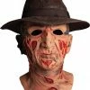 Trick Or Treat Studios Masks Deluxe Freddy Mask With Hat - A Nightmare On Elm Street