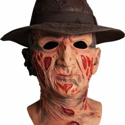 Trick Or Treat Studios Masks Deluxe Freddy Mask With Hat - A Nightmare On Elm Street