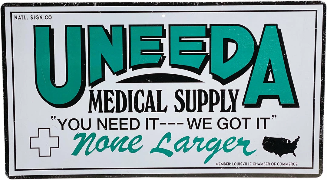 Trick Or Treat Studios Return Of The Living Dead Uneeda Medical Supply Metal Sign 3 Trick Or Treat Studios Return Of The Living Dead Uneeda Medical Supply Metal Sign