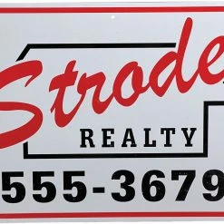 Trick Or Treat Studios Horror Movie Costumes Halloween 1978 Strode Realty Metal Sign