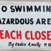 Trick Or Treat Studios JAWS - "No Swimming" Wooden Sign