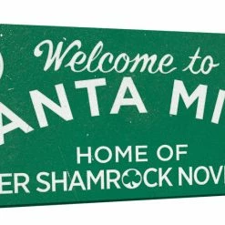 Trick Or Treat Studios Santa Mira Aluminum Sign - Halloween III: Season Of The Witch Decorations & Props