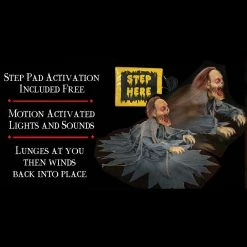 Seasonal Visions Decorations & Props Lunging Zombie Reaper Prop 8 Seasonal Visions Decorations & Props Lunging Zombie Reaper Prop