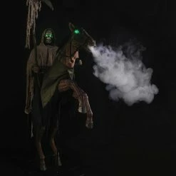 Morris Costumes Decorations & Props Reaper's Ride Animated Prop 7FT Horse & Grim Reaper Rider With Fog FX 9 Morris Costumes Decorations & Props Reaper's Ride Animated Prop 7FT Horse & Grim Reaper Rider With Fog FX