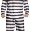 Fun World Costumes Convict Black & White Prison Adult Costume