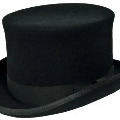 Morris Costumes Prince Charles Top Hat Blk Accessories