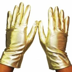 Morris Costumes Accessories Metallic Gloves