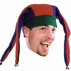 Morris Costumes Jester Hat W Bells Economy
