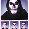 Mehron Instruction Sheets Skeleton Makeup & SFX