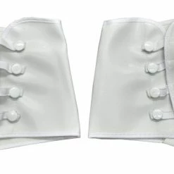 Morris Costumes Adult 5" White Vinyl Spats